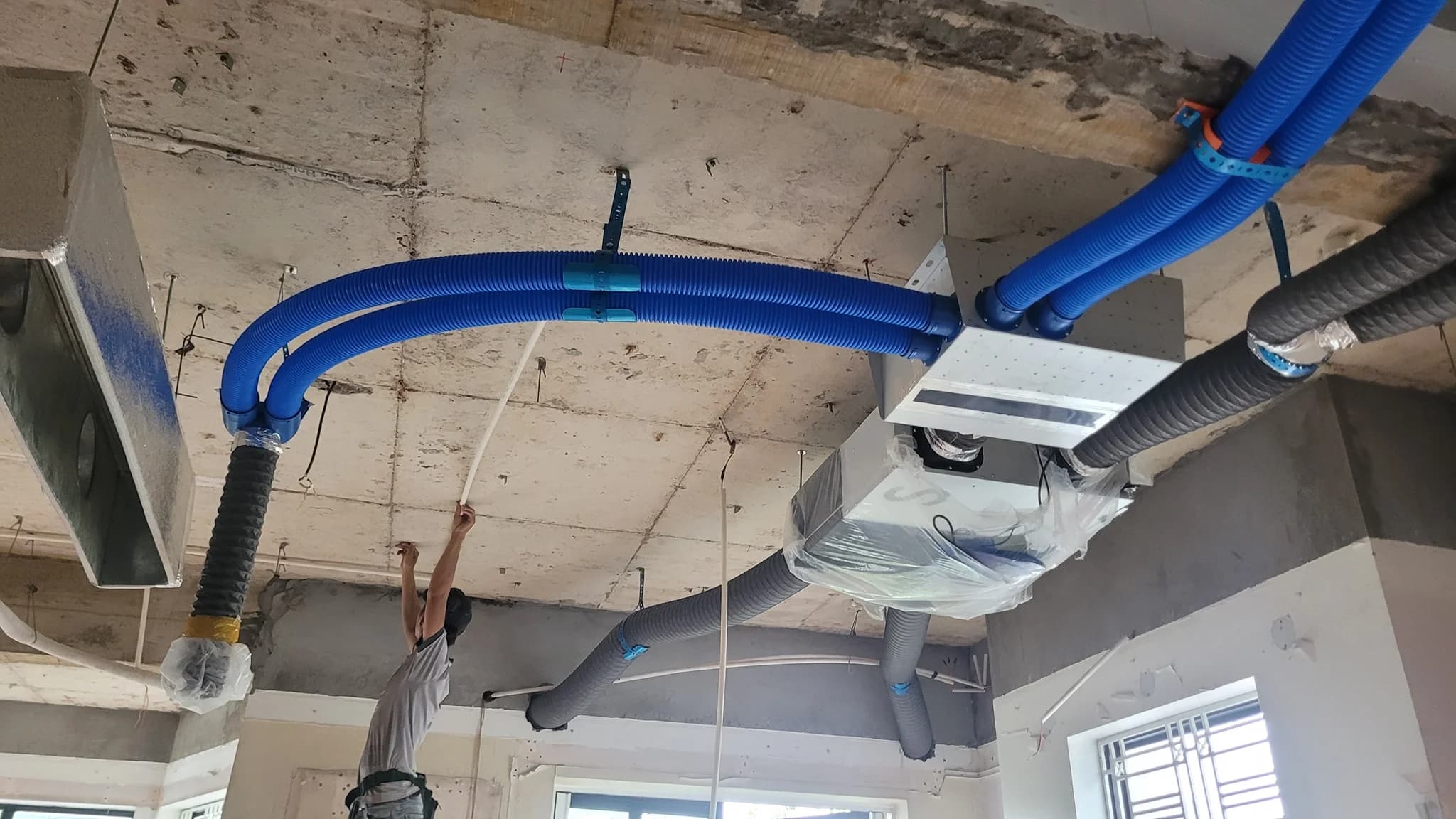 Thiết kế và lắp đặt hệ thống ĐHKK và hệ thống lọc, cấp khí tươi hồi nhiệt cho Villa Mrs. Thắm (Tân Phú) - ảnh 8