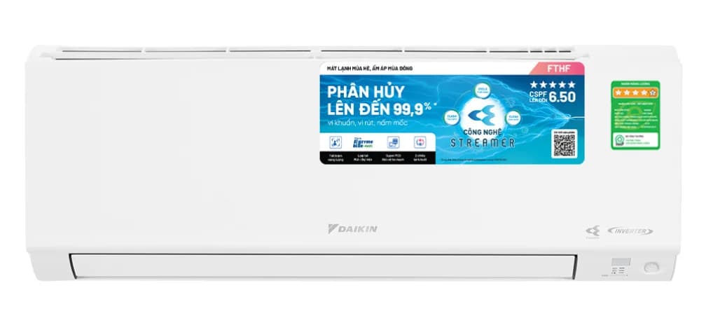 Máy lạnh Daikin Inverter 2.5HP FTHF60VAVMV - Điện máy ELC Máy lạnh Daikin Inverter 2.5HP FTHF60VAVMV