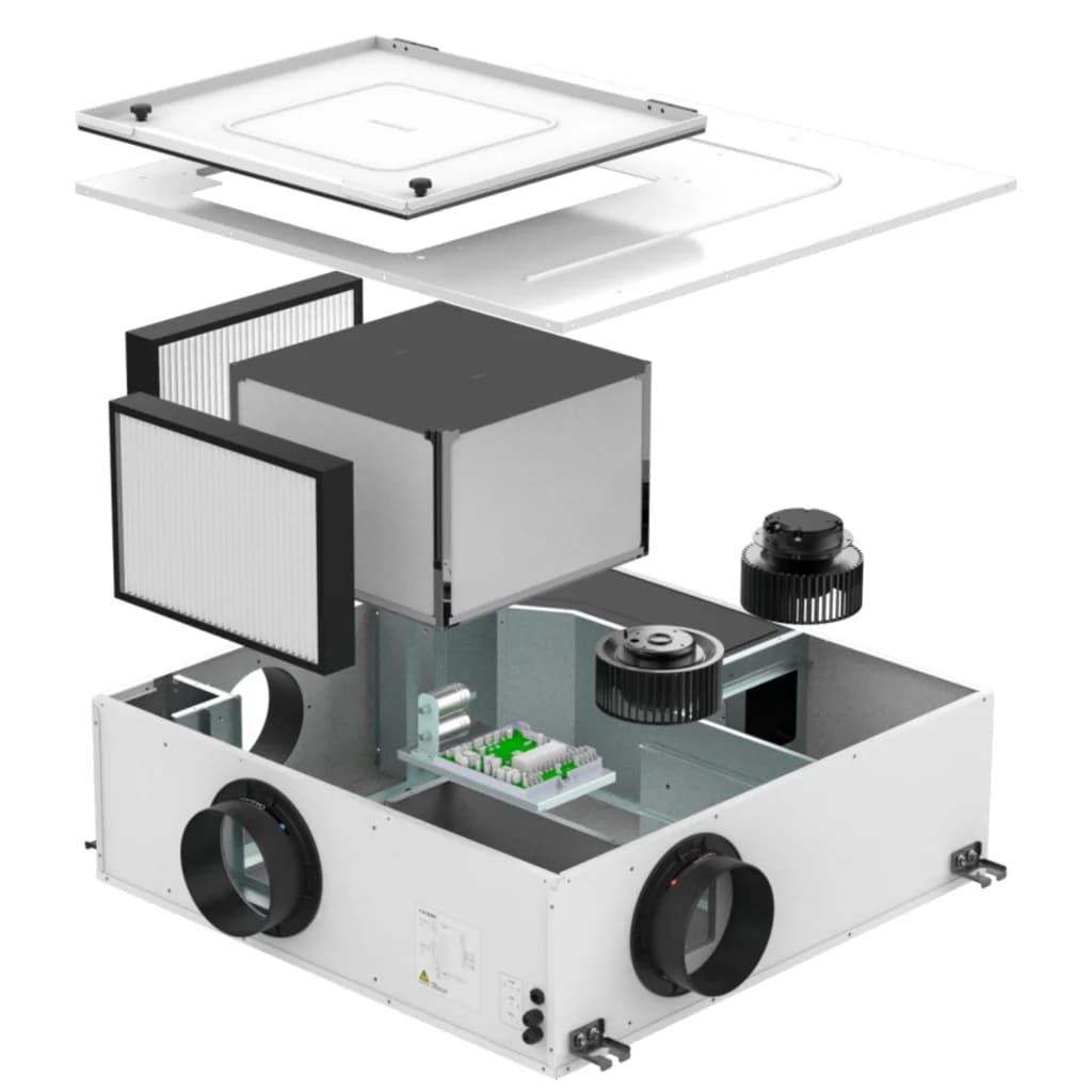 Máy lọc và cấp khí tươi thu hồi nhiệt N5.150A (Ebmpapst) (Menred) (N5.150A) - Menred - Điện máy ELC